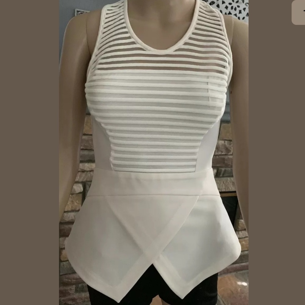 YIGAL AZROUEL Asymmetrical  BLOUSE SHIRT sz 2 S